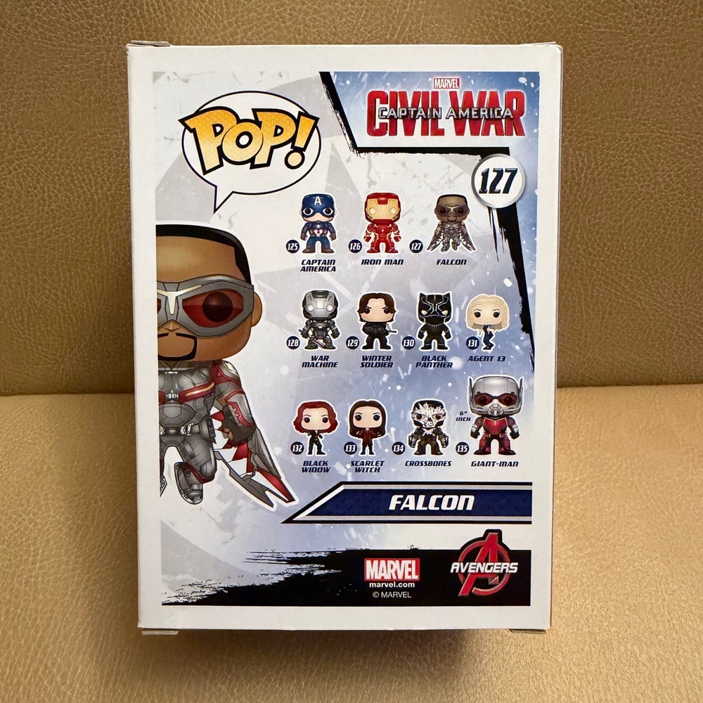 Falcon #127 Funko Pop Captain America Civil War Underground Toys Exclusive - Picture 3 of 10